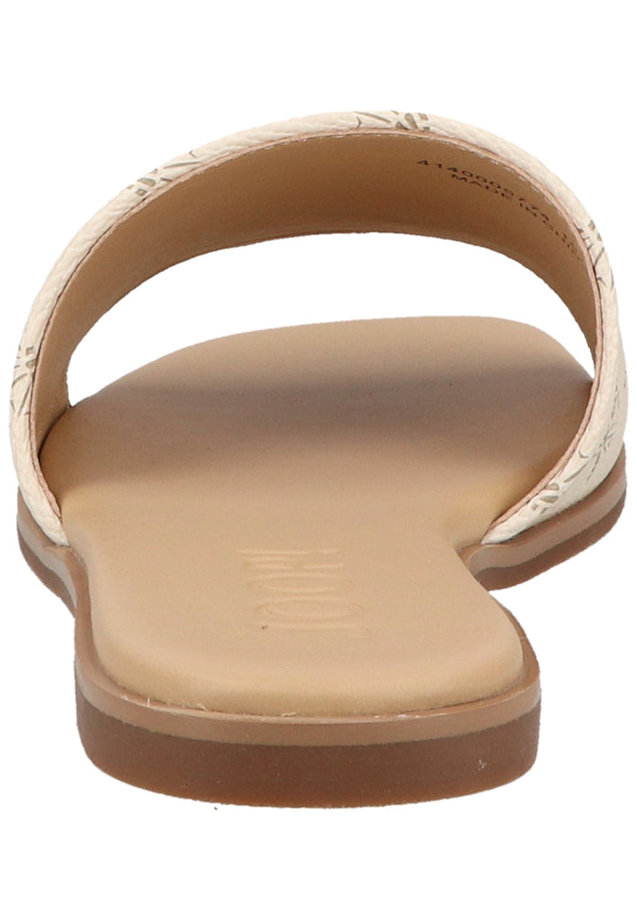 JOOP! Pantoletten Lederimitat Weiß - surf4shoes