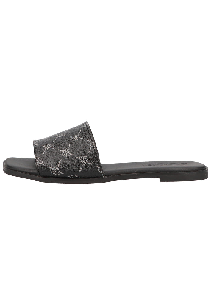 JOOP! Pantoletten Lederimitat Schwarz - surf4shoes