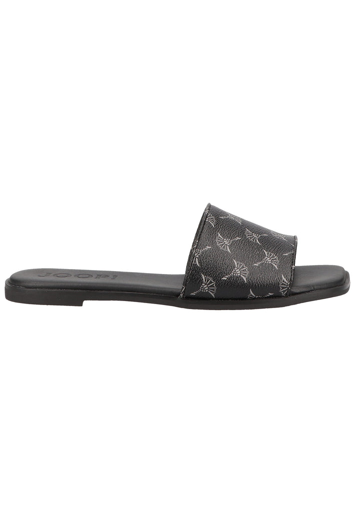 JOOP! Pantoletten Lederimitat Schwarz - surf4shoes
