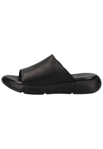 ILC Pantoletten Leder Schwarz - surf4shoes