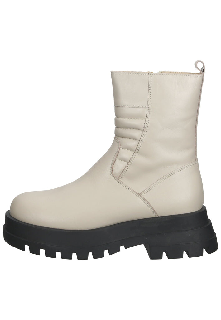 ILC Stiefelette Leder Beige/Schwarz - surf4shoes