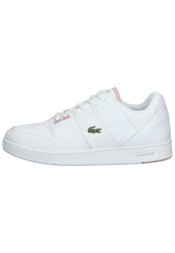 Lacoste Sneaker Leder/Synthetik Weiß/Pink - surf4shoes