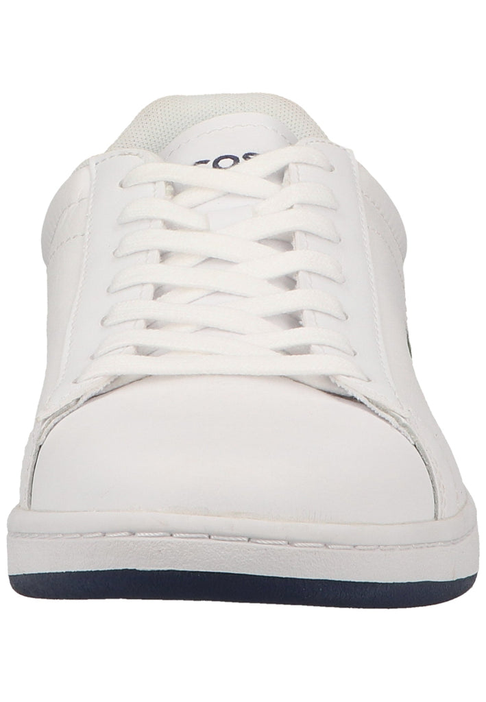 Lacoste Sneaker Leder Weiß/Navy - surf4shoes