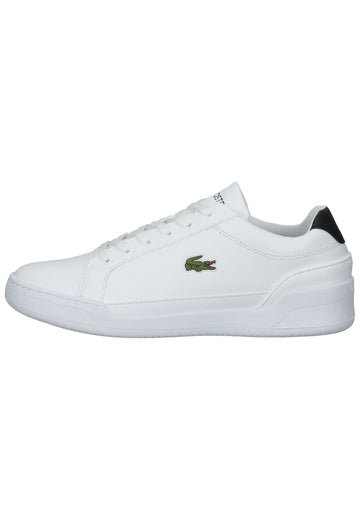 Lacoste Sneaker Leder Weiß/Schwarz - surf4shoes