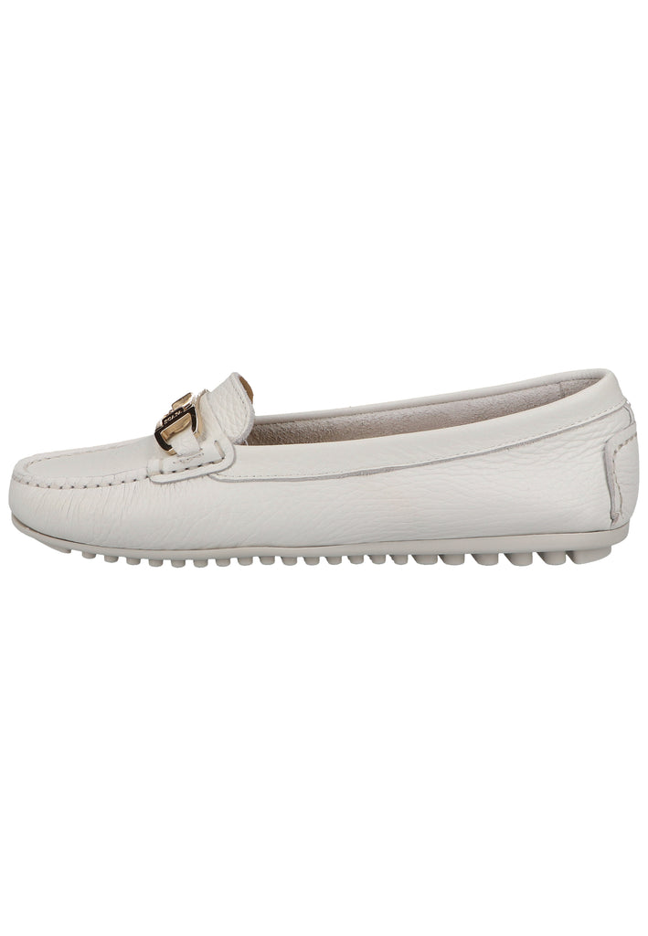 Scapa Mokassin Leder Weiß - surf4shoes