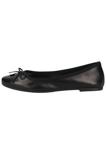 Scapa Ballerinas Leder Schwarz - surf4shoes