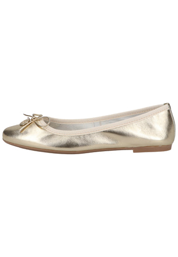 Scapa Ballerinas Leder Platin - surf4shoes