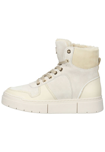 Scapa Sneaker Leder Beige Warmfutter - surf4shoes