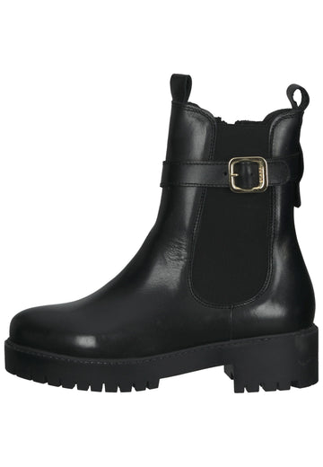 Scapa Stiefelette Leder Schwarz - surf4shoes