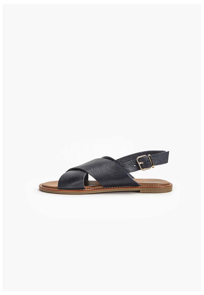 Inuovo Sandalen Leder Navy - surf4shoes