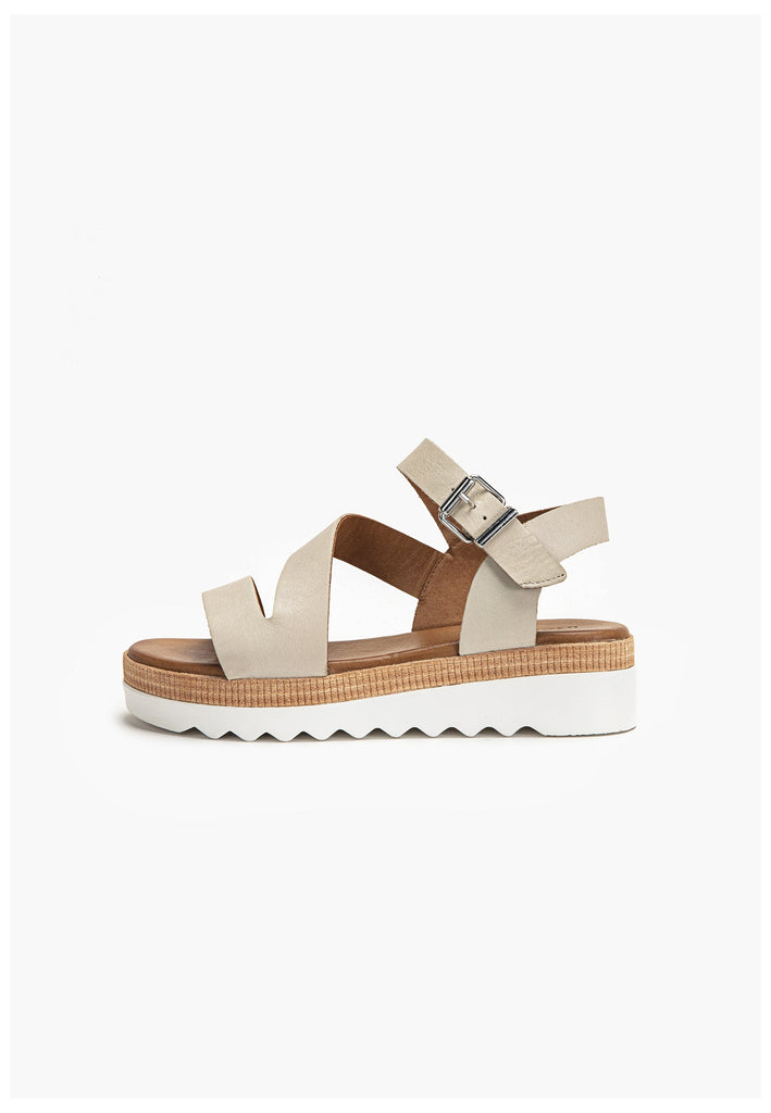 Inuovo Sandalen Leder Beige - surf4shoes
