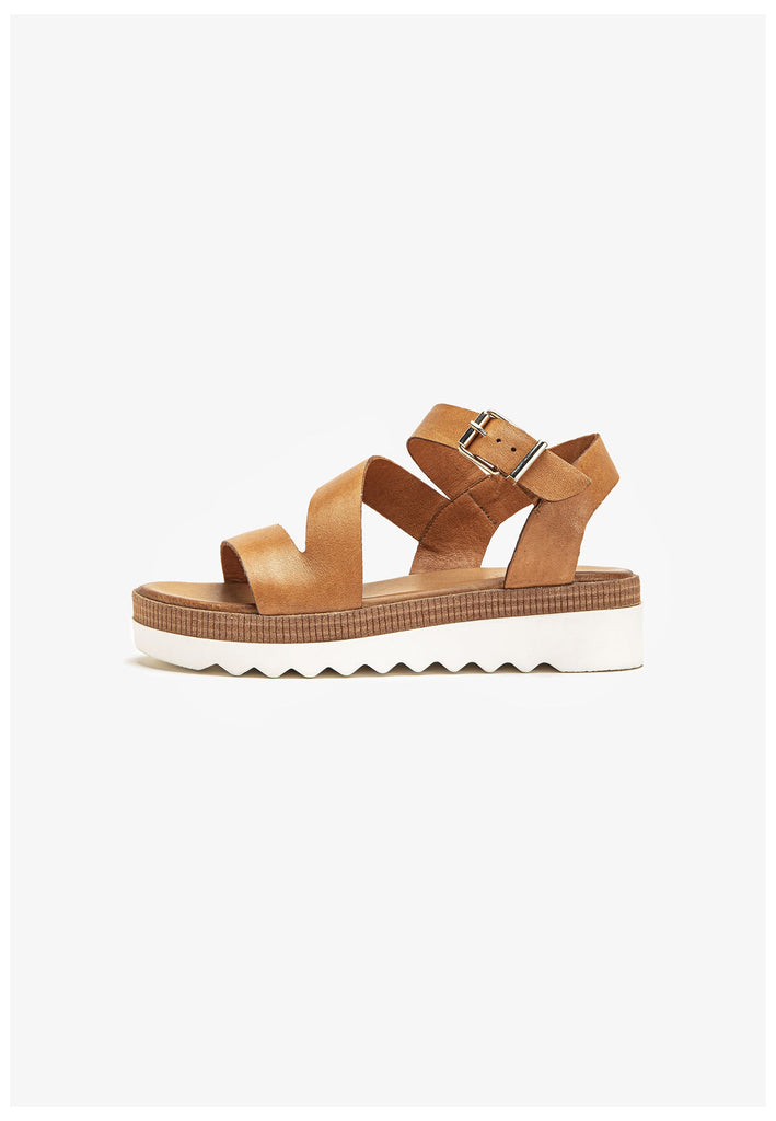 Inuovo Sandalen Leder Mittelbraun - surf4shoes
