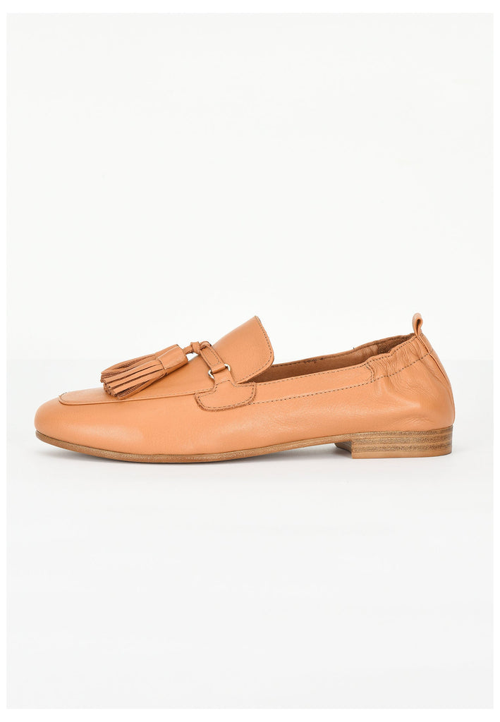 Inuovo Slipper Leder Mittelbraun - surf4shoes