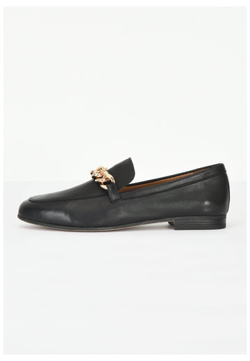 Inuovo Slipper Leder Schwarz - surf4shoes