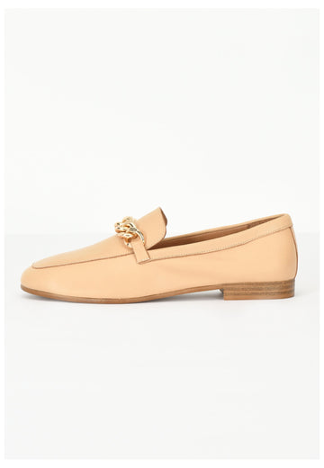 Inuovo Slipper Leder Hellbraun - surf4shoes