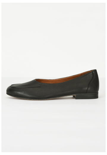 Inuovo Slipper Leder Schwarz - surf4shoes