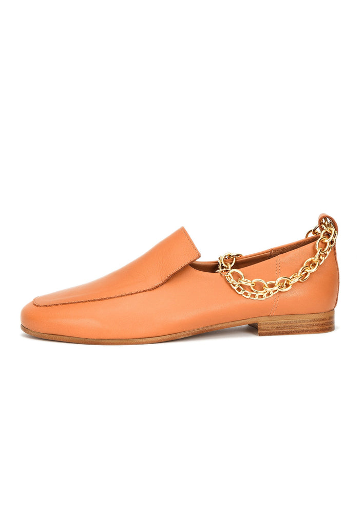 Inuovo Slipper Leder Mittelbraun - surf4shoes