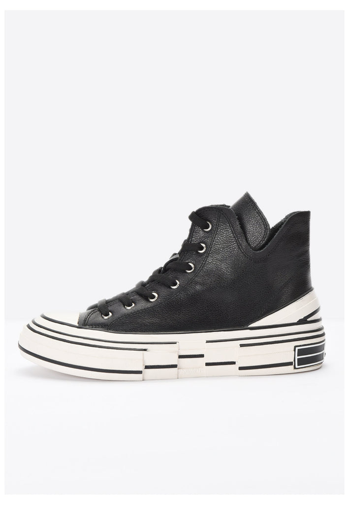 Inuovo Sneaker Glattleder Schwarz - surf4shoes