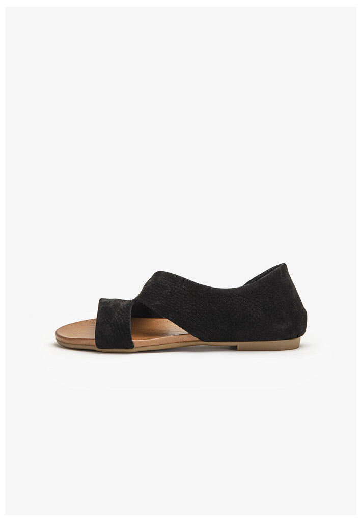 Inuovo Sandalen Leder Schwarz - surf4shoes