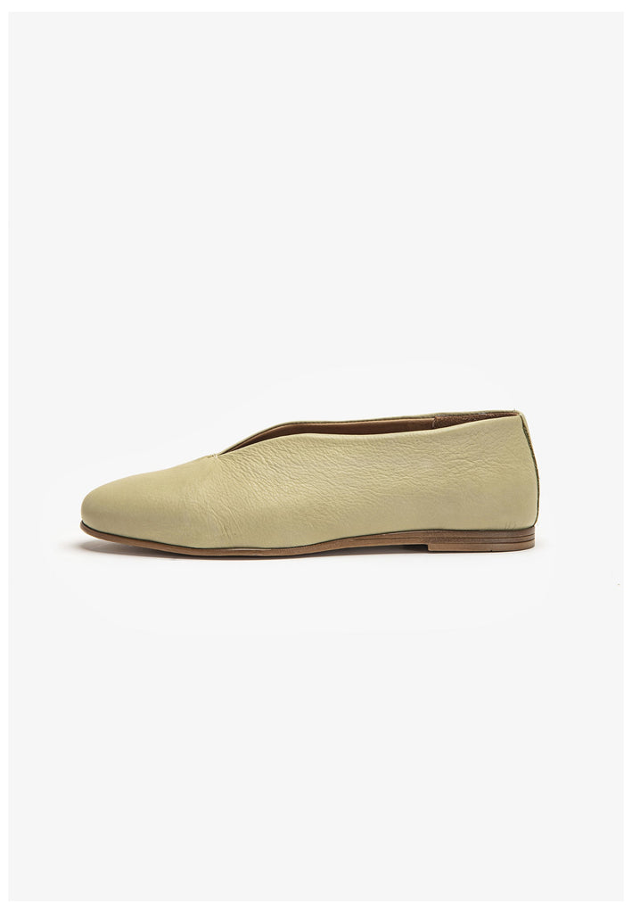 Inuovo Slipper Leder Olive - surf4shoes