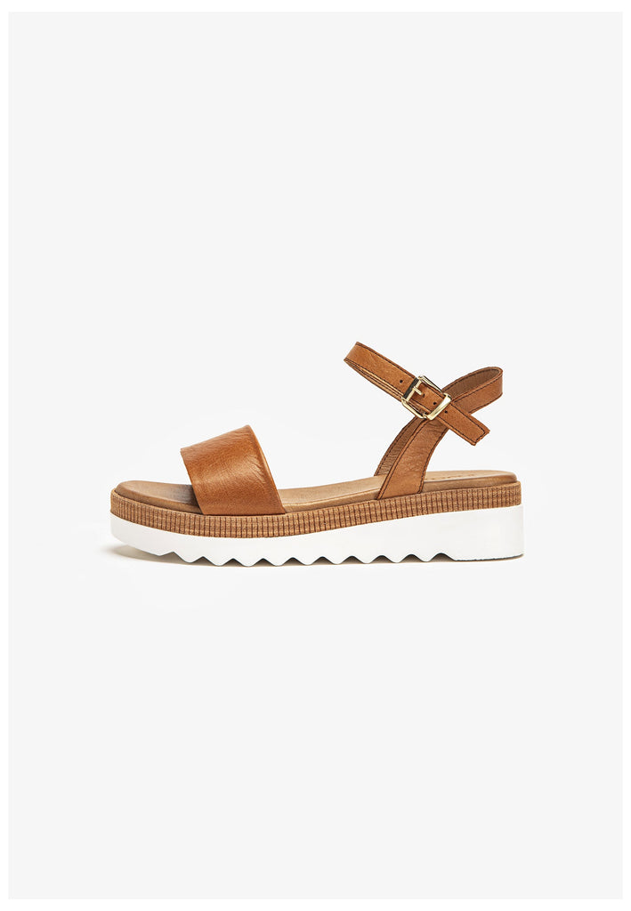 Inuovo Sandalen Leder Mittelbraun - surf4shoes