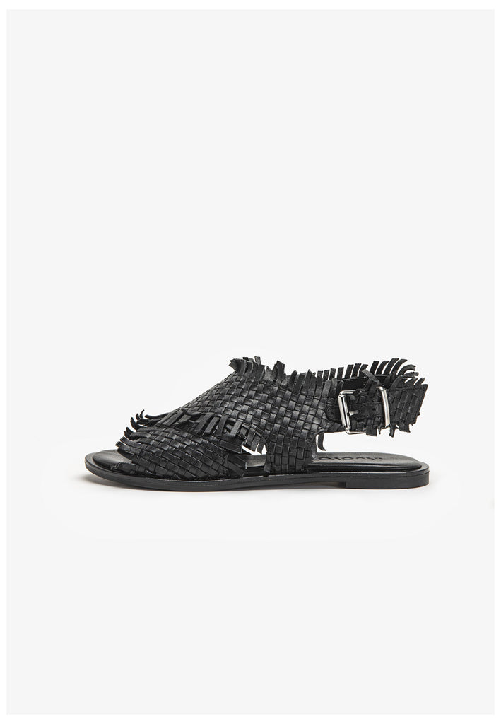 Inuovo Sandalen Leder Schwarz - surf4shoes