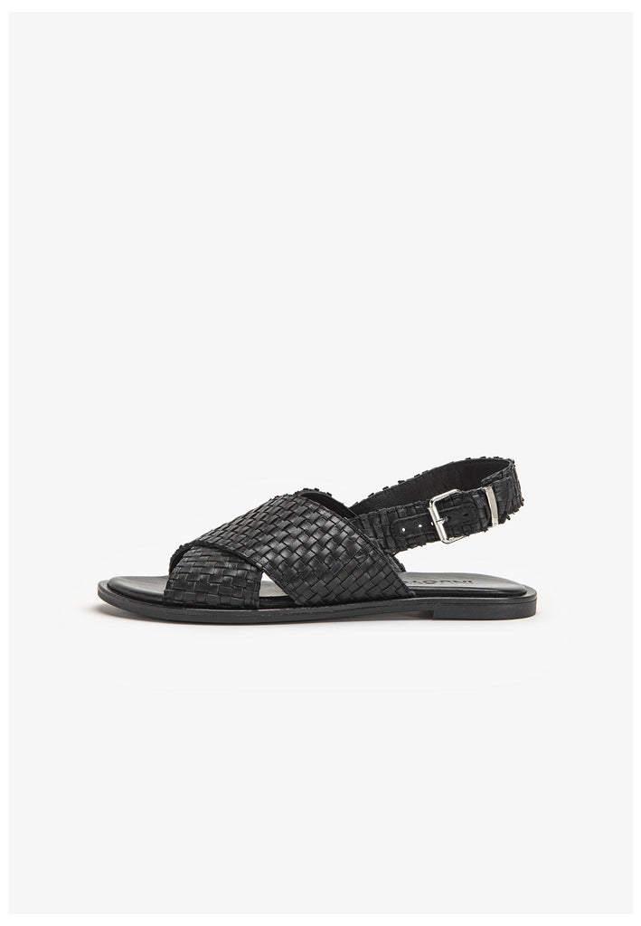 Inuovo Sandalen Leder Schwarz - surf4shoes