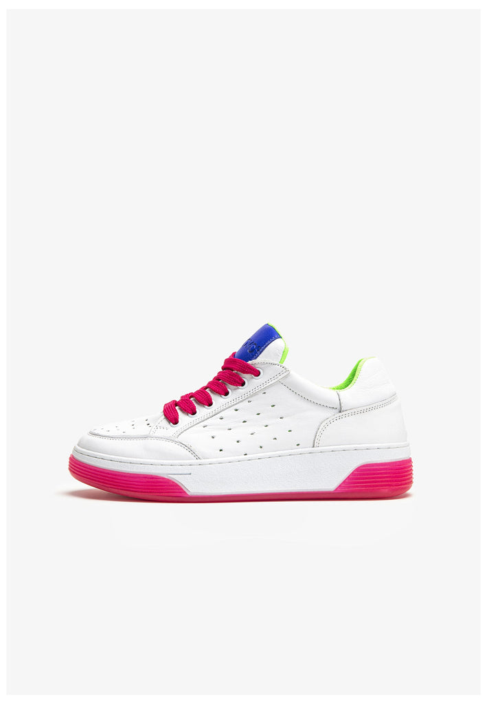 Inuovo Sneaker Leder Blau/Pink - surf4shoes