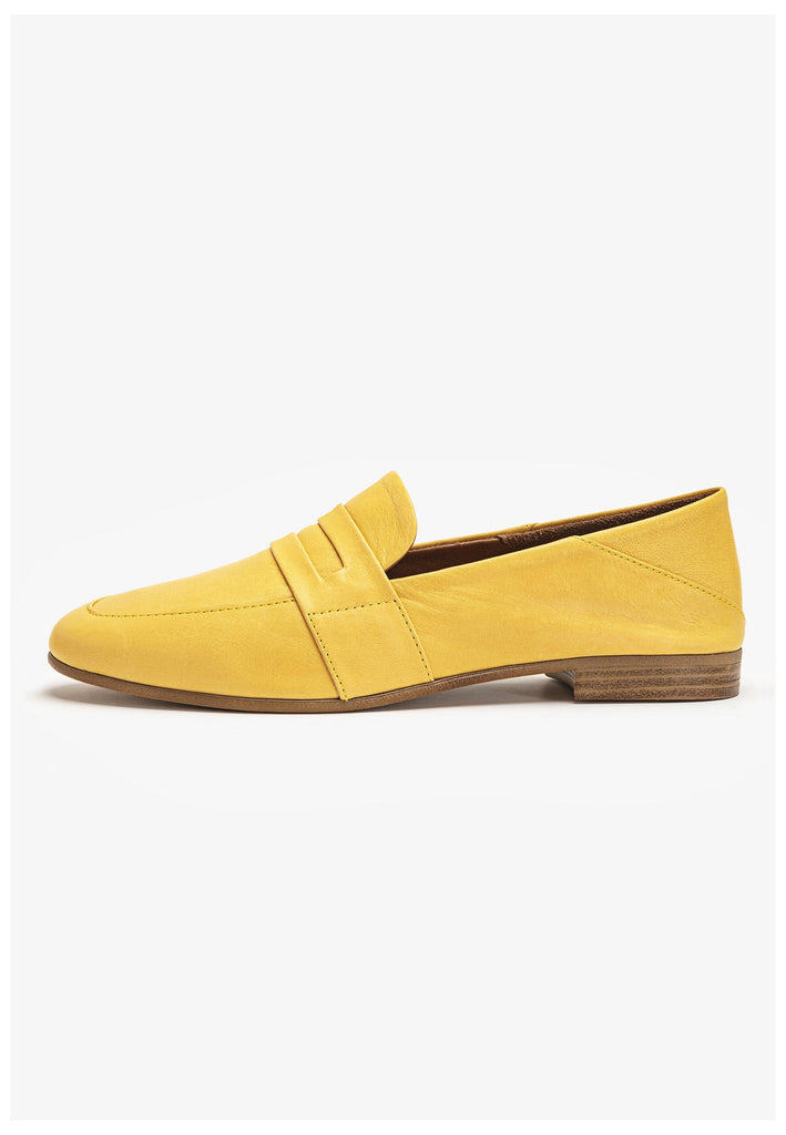 Inuovo Slipper Leder Senf - surf4shoes