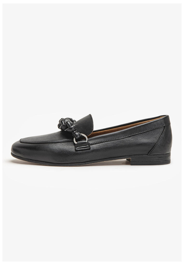 Inuovo Slipper Leder Schwarz - surf4shoes