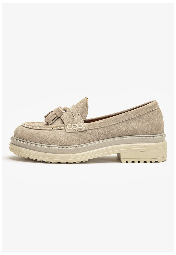 Inuovo Slipper Leder Natur - surf4shoes