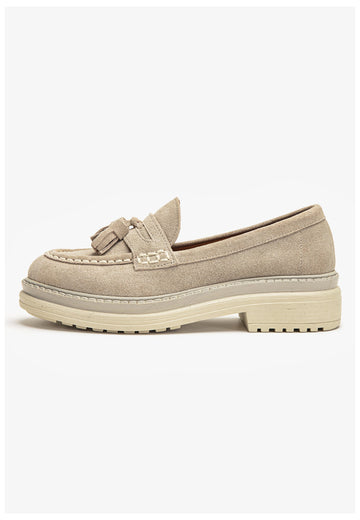 Inuovo Slipper Leder Natur - surf4shoes