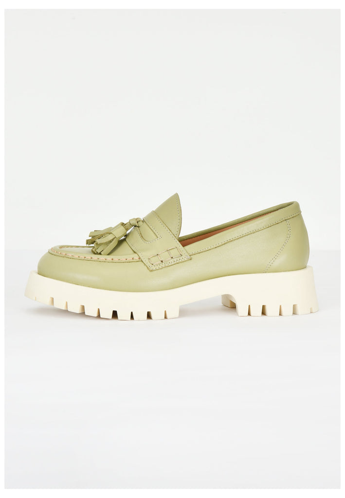 Inuovo Slipper Leder Olive - surf4shoes