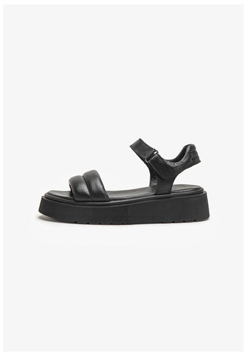 Inuovo Sandalen Leder Schwarz - surf4shoes