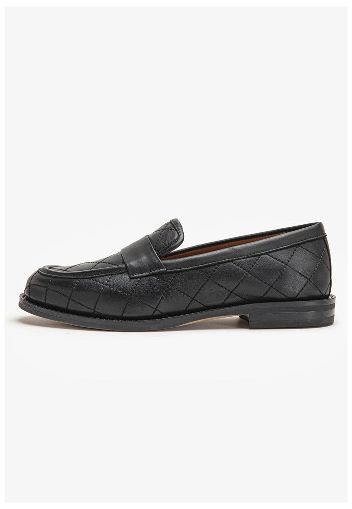 Inuovo Slipper Leder Schwarz - surf4shoes