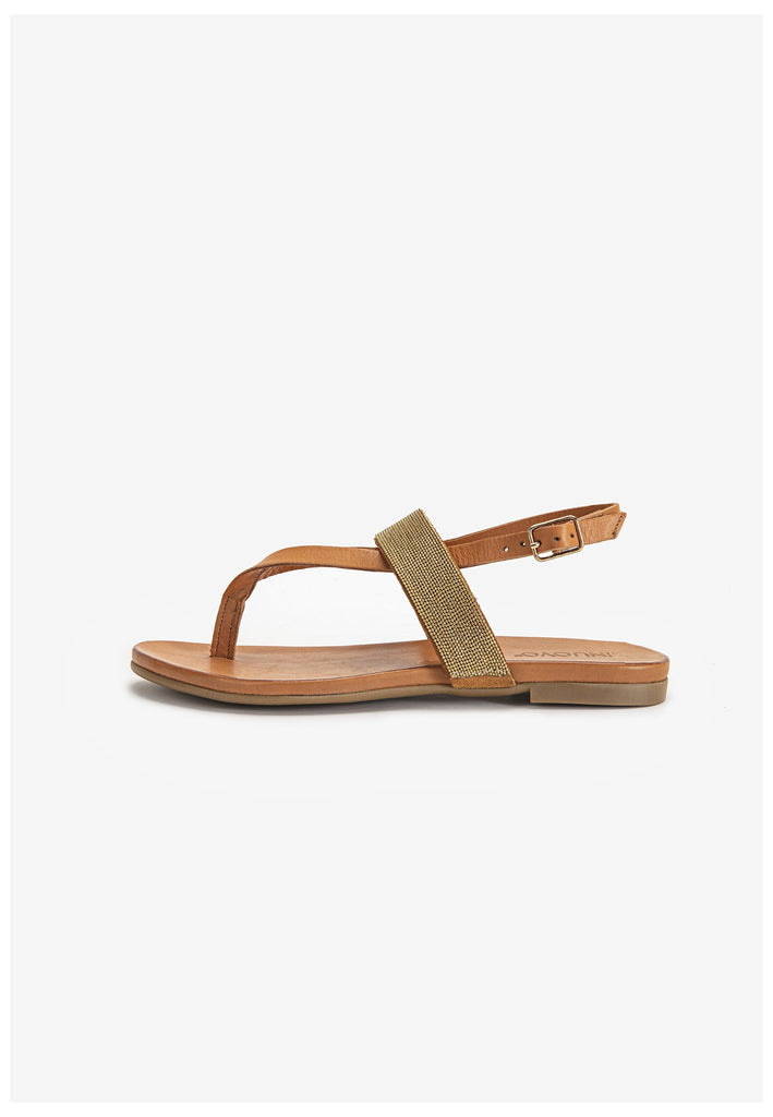 Inuovo Sandalen Leder Mittelbraun - surf4shoes
