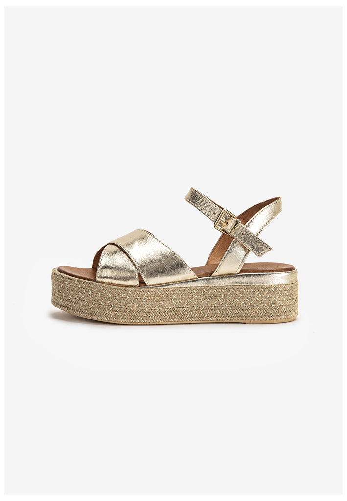 Inuovo Sandalen Leder Gold - surf4shoes