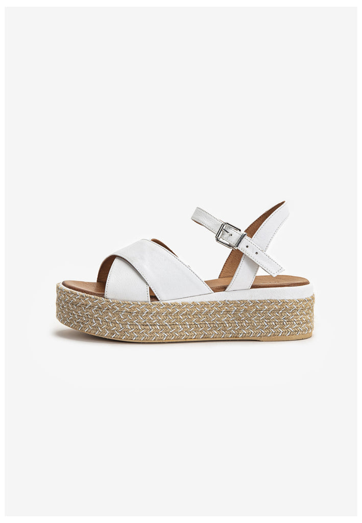 Inuovo Sandalen Leder Weiß - surf4shoes