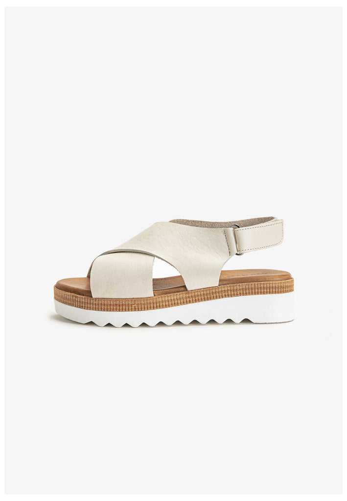 Inuovo Sandalen Leder Beige - surf4shoes