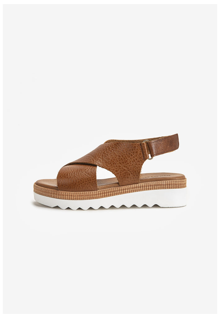 Inuovo Sandalen Leder Hellbraun - surf4shoes