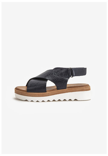Inuovo Sandalen Leder Navy - surf4shoes