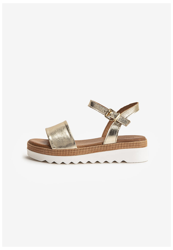 Inuovo Sandalen Leder Gold - surf4shoes
