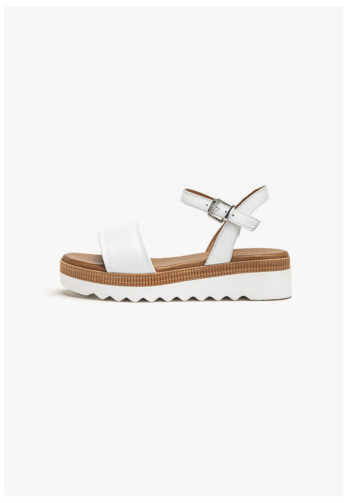 Inuovo Sandalen Leder Weiß - surf4shoes