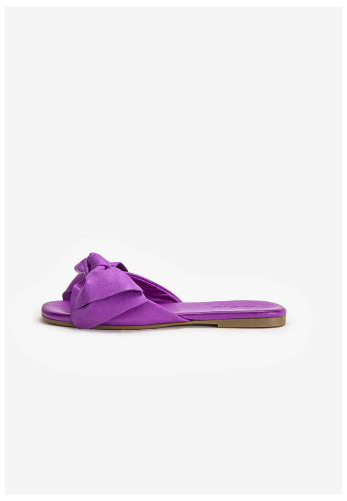Inuovo Pantoletten Leder Purple - surf4shoes