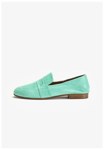 Inuovo Slipper Leder Hellgrün - surf4shoes