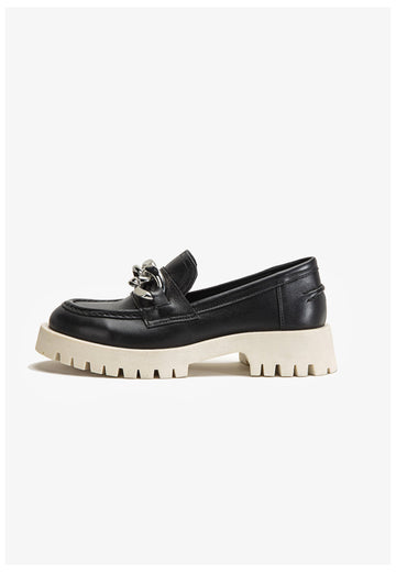 Inuovo Slipper Leder Schwarz - surf4shoes
