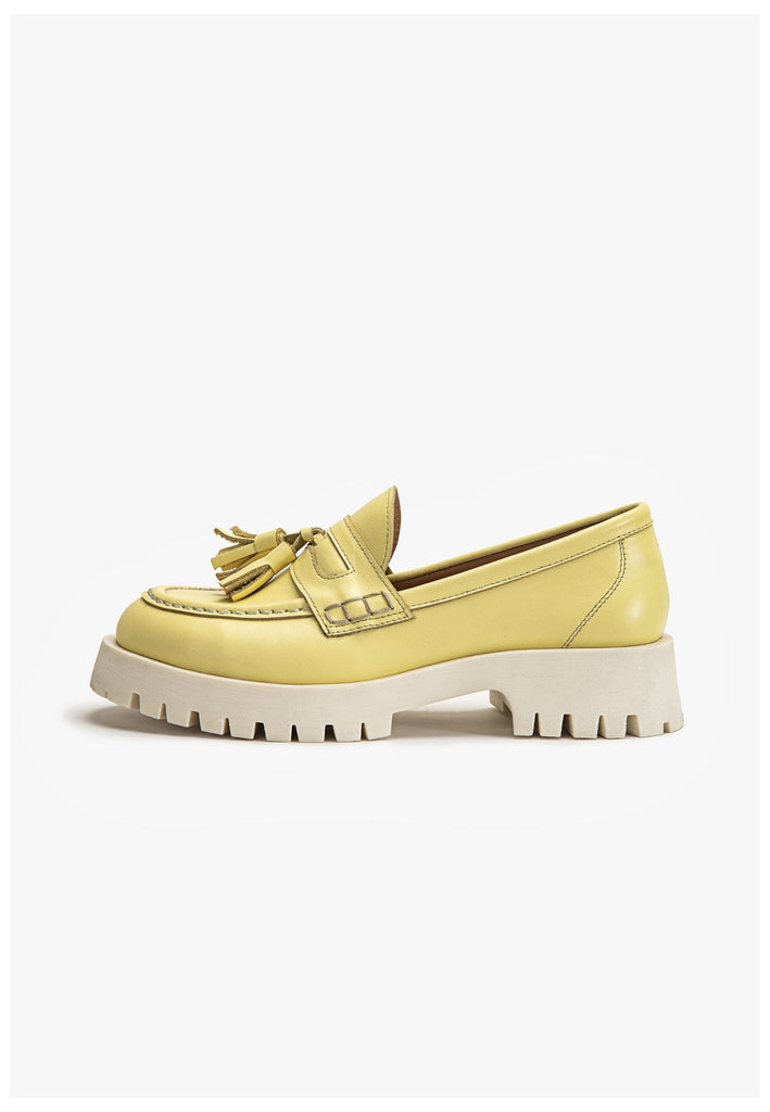 Inuovo Slipper Leder Lime - surf4shoes
