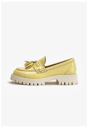 Inuovo Slipper Leder Lime - surf4shoes