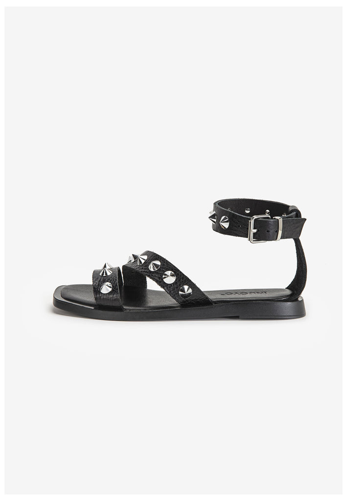 Inuovo Sandalen Leder Schwarz - surf4shoes