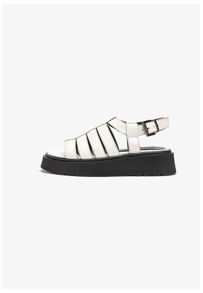 Inuovo Sandalen Leder Weiß - surf4shoes